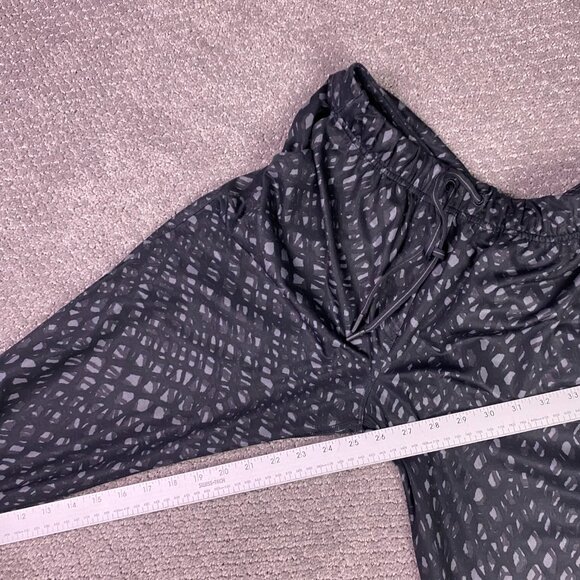 Lululemon Jet Crop (Slim) Trousers Pants Women's 4 Lace Play Dark Slate Black - Picture 11 of 12